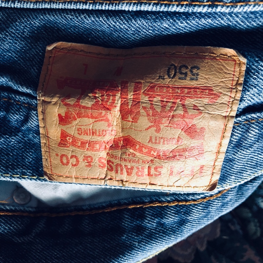Men’s Levi Strauss denim jeans